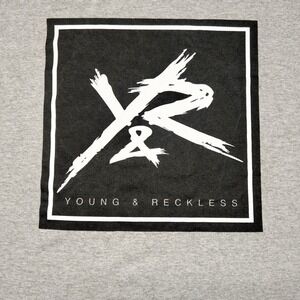 Young And Reckless‎ Shirt Mens XL Logo Script Street Wear Designer Short Sleeve